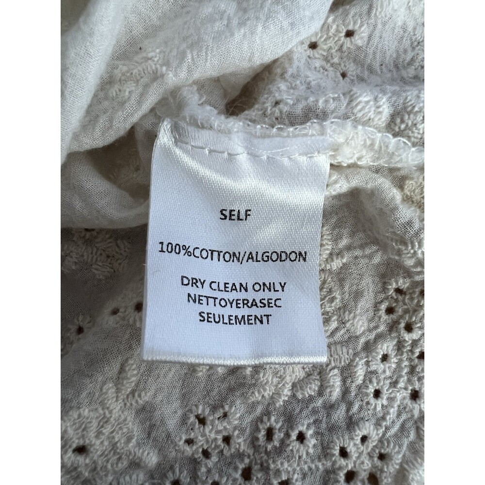 Women's Sleeveless Crop Camisole Tank Crochet Lace 100% Cotton Boho Festival S/M - Picture 4 of 7